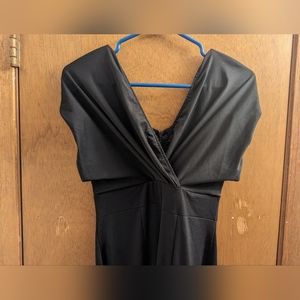 Formal Cap Sleeve Long Dress